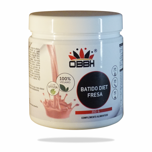 Batido vegano de fresa