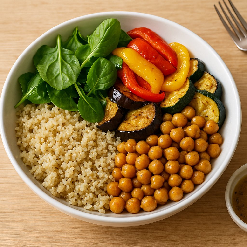 Bowl mediterráneo saludable